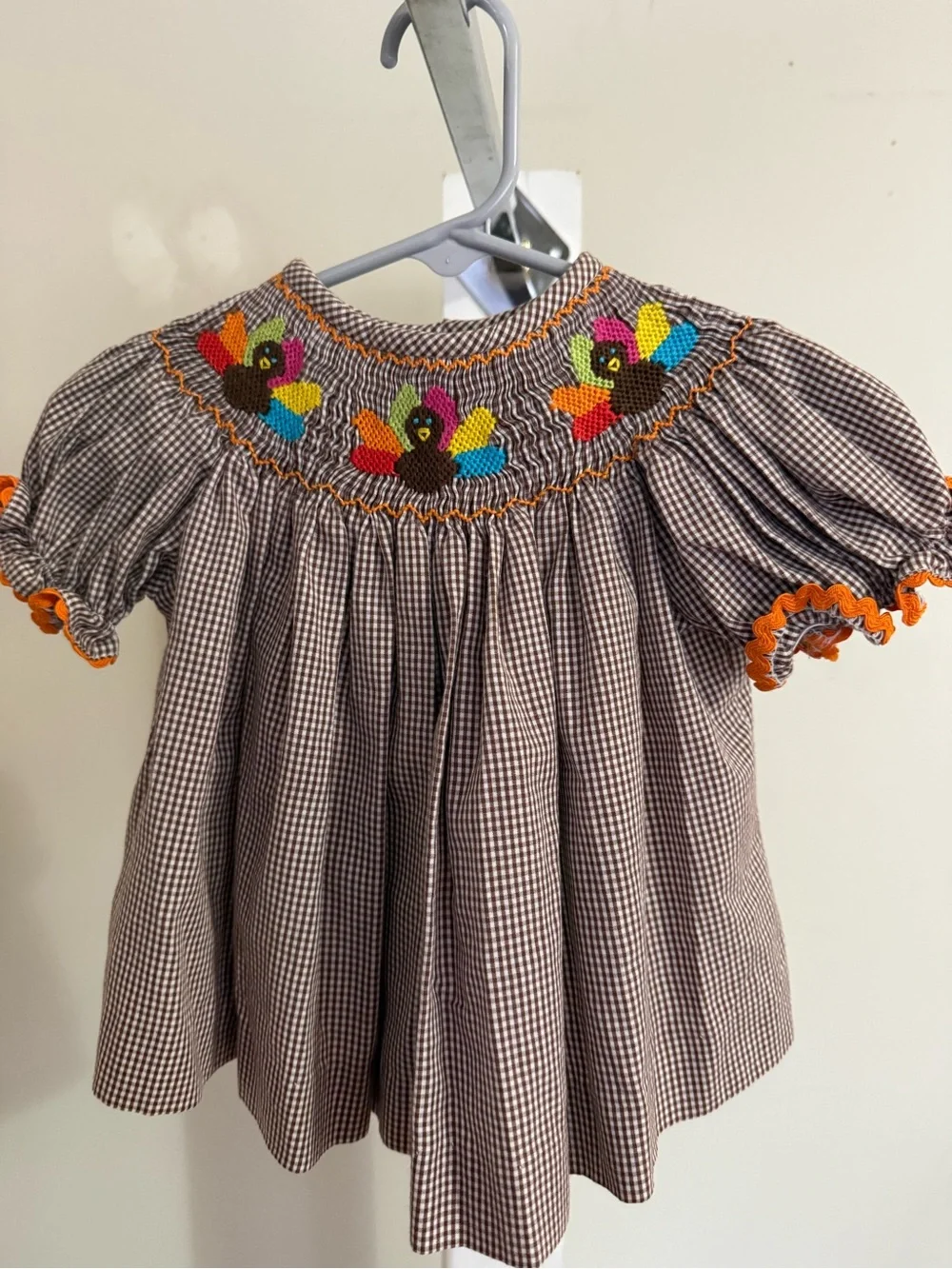 Stitched & Smocked - Smocked Thanksgiving Dress